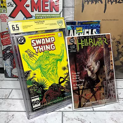 Buy John Constantine Keys, Hellblazer #1 & The Saga Of The Swamp Thing #37 Not CGC • 310.64£