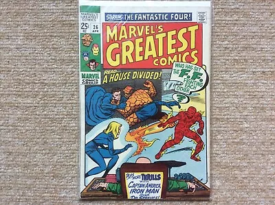 Buy Marvel's Greatest Comics #26. A House Divided! Marvel, (1970) • 2.99£