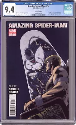 Buy Amazing Spider-Man #654B 2nd Printing CGC 9.4 2011 4444576012 • 205.80£