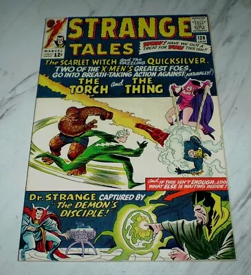 Buy Strange Tales #128 NM/MT 9.8 OW/W Pages 1965 Marvel Scarlet Witch & Quicksilver • 1,238.69£