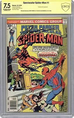 Buy Spectacular Spider-Man Peter Parker #1 CBCS 7.5 SS Conway/Buscema 1976 • 205.80£