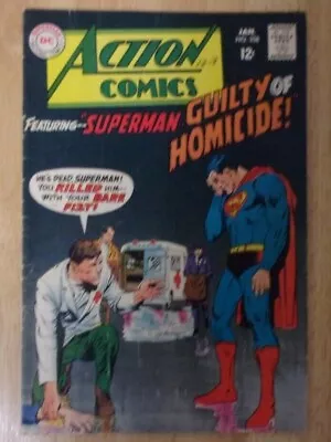 Buy Action Comics #358 Solid Vg+ 1968 Neal Adams Cov,superman Kills,superboy/girl • 12.43£