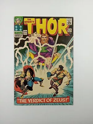 Buy Thor #129 1966 Key Marvel Comic Book 1st Appearance Of Ares Mid Grade • 58.34£