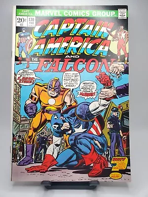 Buy Captain America #170 Marvel 1974 1st Moonstone! Black Panther App.! High Grade!! • 12.44£