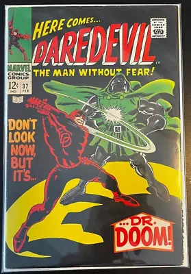 Buy DAREDEVIL #37 (Marvel, 1968) Silver Age Classic Daredevil Versus Doctor Doom • 77.80£