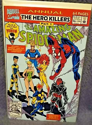 Buy AMAZING SPIDER-MAN Annual #26 NM 1992 Marvel - Bagley Cover, 1st Solo Venom  • 11.61£