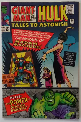 Buy Comic Book- Tales To Astonish #66 Giant Man & Wasp / Hulk 1965 • 30.29£