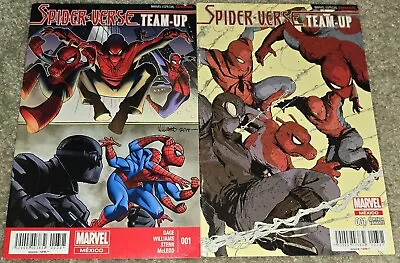 Buy 2 Set Rare HTF Spider-verse Team-up 1 MX Rapoza Spider-Man 2015 Foreign Variant • 31.06£