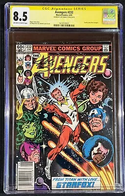 Buy Avengers #232 CGC 8.5 Signed Joe Sinnott Starfox Joins Team • 283.46£