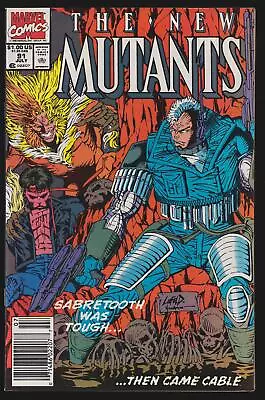 Buy New Mutants #91 1990 Marvel Newstand Mark Jewelers 9.2 Near Mint- Comic • 7.77£