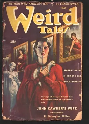 Buy Weird Tales 5/ 1943-Margaret Brundage Cover-Horror & Mystery Pulp Fiction-Sea... • 55.45£