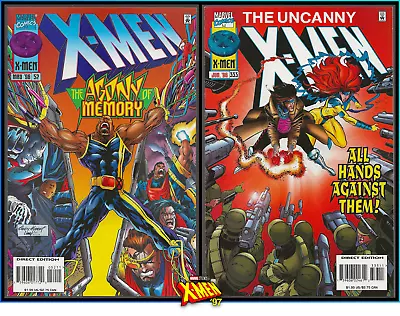 Buy X-men #52 Uncanny X-men #333 (1996) 1st Cameo Full Bastion X-men 97 Marvel Vf/nm • 14.75£