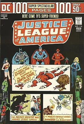 Buy Justice League Of America #110 (1974) Vf 8.0  100 Pages   Murder Of Santa Claus  • 60£