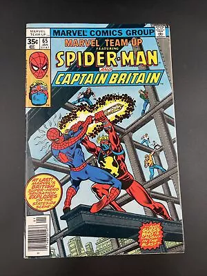 Buy Marvel Team-Up # 65 - 1st U.S. Appearance Of Captain Britain VF/NM Cond. • 38.82£