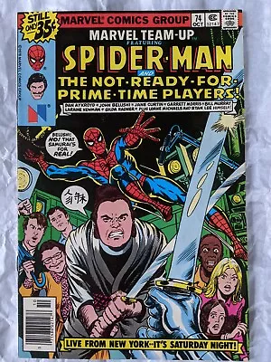 Buy Marvel Team-Up Spider-Man SNL Not Ready For Prime Time Players Stan Lee 1978 • 66.01£