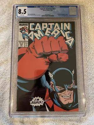 Buy CAPTAIN AMERICA #354 - CGC 8.5 - John Walker Becomes US Agent • 38.79£