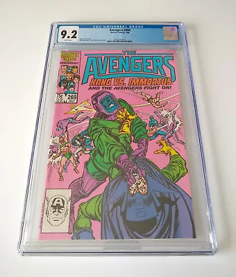 Buy Avengers #269 CGC 9.2 1986 Origin Of Kang As Rama-Tut Kang Vs Immortus Marvel • 15.52£