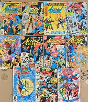 Buy Superman In Action Comics 1981-1984 Lot #524-525, 544-545, 547-553 DC • 19.45£