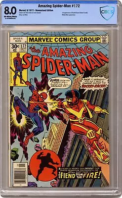 Buy Amazing Spider-Man #172 CBCS 8.0 Newsstand 1977 21-2F369ED-027 • 47.37£