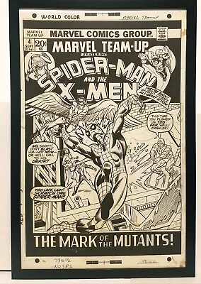 Buy Marvel Team-Up #4 By Gil Kane 11x17 FRAMED Original Art Poster Marvel Comics • 46.55£