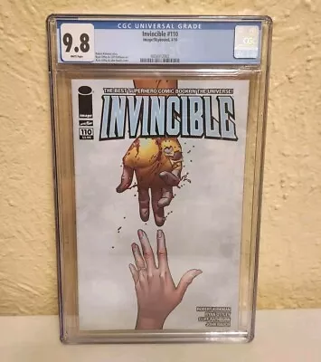 Buy Invincible #110 CGC Graded 9.8 Comic Book 1st Print 2014 Image Skybound TV Show • 201.91£