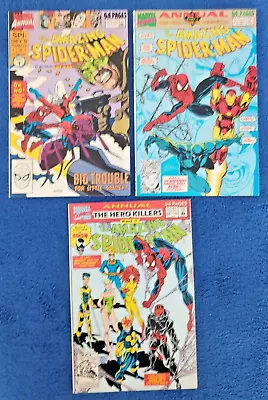 Buy Amazing Spider-man Annual #24 ,25, And 26. 1990-91-92, Marvel. 64 Pages! 9.4 Nm! • 19.42£