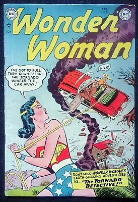 Buy Wonder Woman #65 🌞 BEAUTIFUL GOLDEN-AGE BOOK 🌞  1954 • 193.38£
