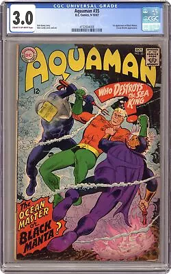 Buy Aquaman #35 CGC 3.0 1967 4153934008 1st App. Black Manta • 194.15£