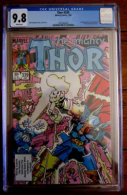 Buy Thor #339, CGC 9.8, Marvel, 1984 • 76.88£