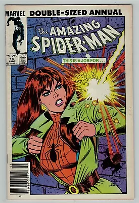 Buy Amazing Spiderman Annual 19 MJ Cover & Kingpin Marvel 1985 GD VG Good Very Good • 3.10£