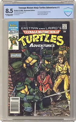 Buy Teenage Mutant Ninja Turtles Adventures 1N Newsstand CBCS 8.5 1988 • 93.19£