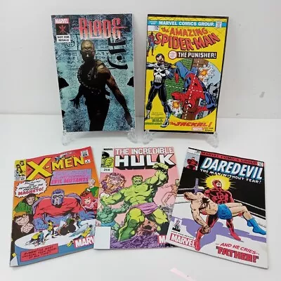 Buy Marvel Comics Bundle X5 Colour Hulk Spiderman X-Men Dare Devil Blade -WRDC • 9.99£