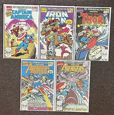 Buy The Terminus Factor Annual Set Part 1-5 Captain America Thor Iron Man Marvel • 11.64£