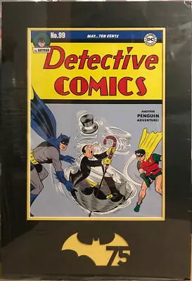 Buy DETECTIVE COMICS 99 Cover Print W Exclusive DC 75th Anniv Logo Die-Cut Matted  • 63.36£