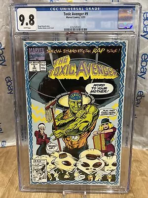 Buy Toxic Avenger 9 CGC 9.8 Marvel Comics 1991  New Slab Comic Book Wp • 62.12£
