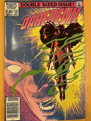 Buy Daredevil #190 (Marvel Comics January 1983) Newsstand • 5.68£