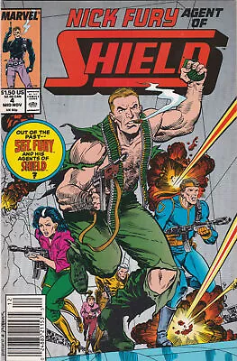 Buy Nick Fury Agent Of S.H.I.E.L.D #4, Vol. #3 1991, Marvel, High Grade, Newsstand • 2.31£