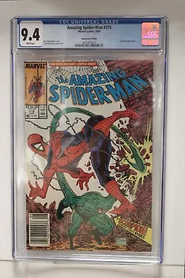 Buy AMAZING SPIDER-MAN #318 CGC 9.4 WHITE (1989) Newstand Edition McFarlane Marvel • 50.48£