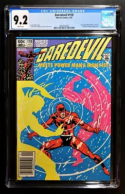 Buy Daredevil #178 Cgc 9.2 - White *newsstand Edition* Luke Cage & Iron Fist App. • 76.88£