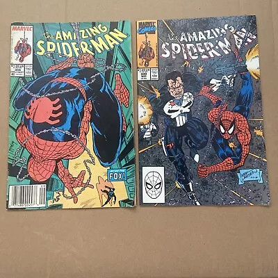 Buy The Amazing Spider-Man  #304 & #330 (Marvel Comics Early Sept 1988 &March 1990) • 21.75£