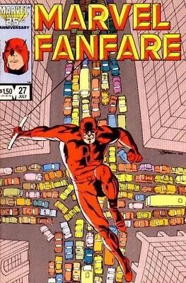 Buy Marvel Fanfare (1982) #  27 (9.0-VFNM) Daredevil 1986 • 6.30£