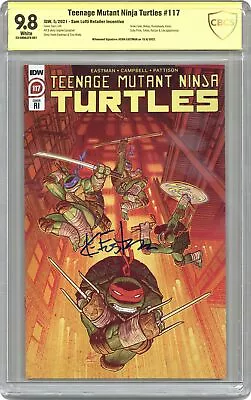 Buy Teenage Mutant Ninja Turtles #117 Lofti 1:10 Variant CBCS 9.8 SS Eastman 2021 • 198.04£