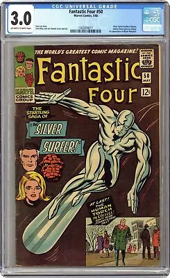 Buy Fantastic Four #50 CGC 3.0 1966 1462839011 • 331.23£