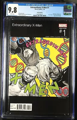 Buy Extraordinary X-Men #1 CGC 9.8 WP (2016) Hip Hop Variant Cover (Marvel) • 77.66£