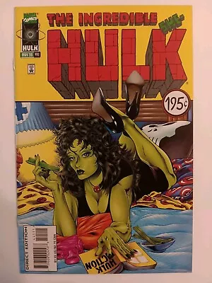 Buy Incredible Hulk # 441 Key She-Hulk Pulp Fiction Cover Homage Sharp Copy 1996 • 27.17£