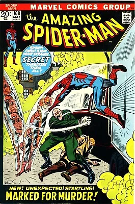 Buy Amazing Spider-Man #108 1st Appearance Sha Shan! Marvel 1972 VF/NM 9.0 • 18.64£