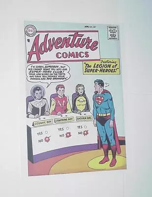 Buy Legion Of Super-Heroes Poster #1 Superboy Adventure Comics #247 (1958) Curt Swan • 46.59£