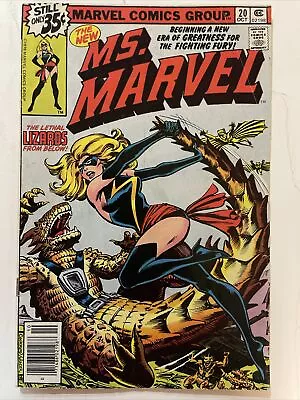 Buy Ms. Marvel #20 FN/VG 1st Classic Costume. Early Cockrum Art Marvel 1978 Key!! • 10.09£