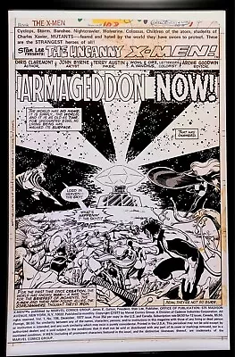 Buy Uncanny X-Men #108 Pg. 1 By John Byrne 11x17 FRAMED Original Art Print Poster • 46.55£