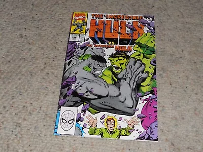 Buy 1990 Incredible Hulk Marvel Comic Book #376-1st App Agamemnon Green V Grey David • 13.20£